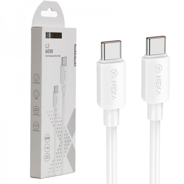 کابل دو سر تایپ سی نکسا (NEXA) مدل L3 60W