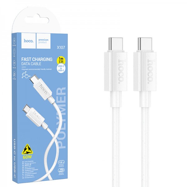 کابل شارژ دو سر تایپ سی هوکو مدل X107